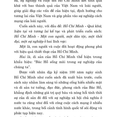 Hồ Chí Minh - Quá Khứ, Hiện Tại Và Tương Lai