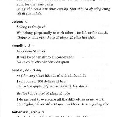 Từ Điển Các Cụm Từ Thường Dùng Trong Tiếng Anh - Căn Bản _HA