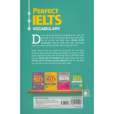 Perfect Ielts Vocabulary - William Jang (Tái Bản Mới Nhất)