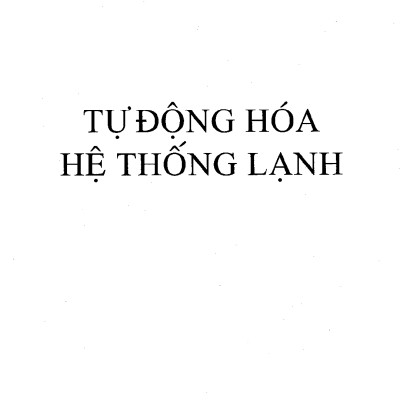 Tự động hoá hệ thống lạnh