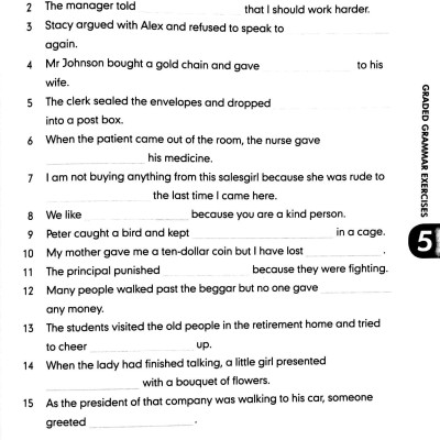 Graded Grammar Exercises 5 (Không CD)