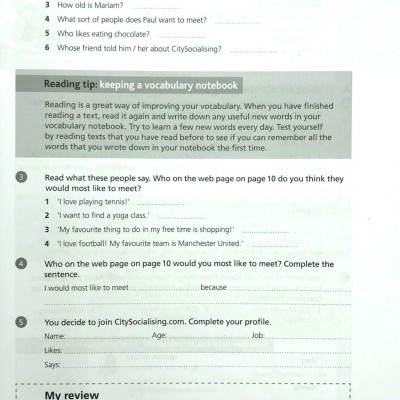 Collins English For Life - Reading (A2 Pre - intermediate)