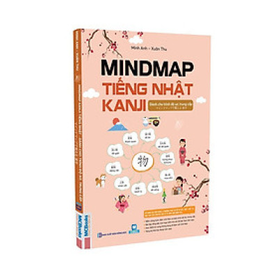 Mindmap Kanji tiếng Nhật – Dành cho trình độ sơ, trung cấp - Học kèm app - Bản Quyền