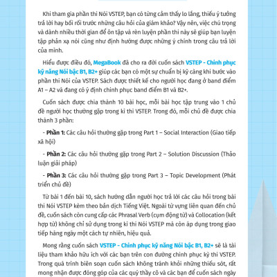 VSTEP - Chinh Phục Kỹ Năng Nói Bậc B1, B2+ (MEGA)