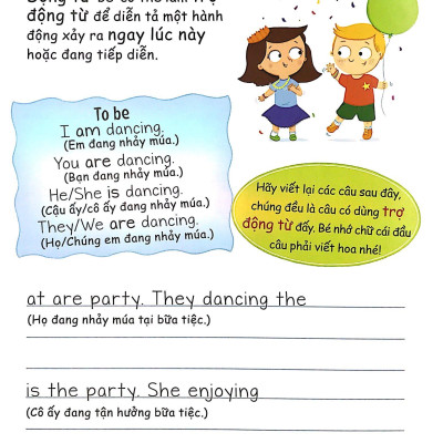 Bé Học Ngữ Pháp Tiếng Anh: Động Từ