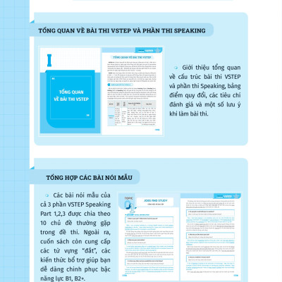 Combo VSTEP - Chinh Phục Kỹ Năng Nói - Viết Và Luyện Đề Thi Bậc B1-C1 (Bộ 3 Cuốn) (MEGA)