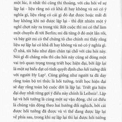 Lặp Lại - Một Khảo Luận Bằng Tâm Lý Học Thực Nghiệm