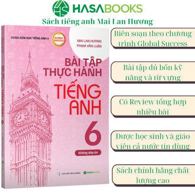 Combo 2 Cuốn Bài Tập + Thực Hành Tiếng Anh 6 Global Success (Không Đáp Án)