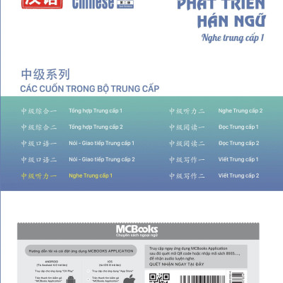 Giáo Trình Phát Triển Hán Ngữ Nghe Trung Cấp I - Bản Quyền