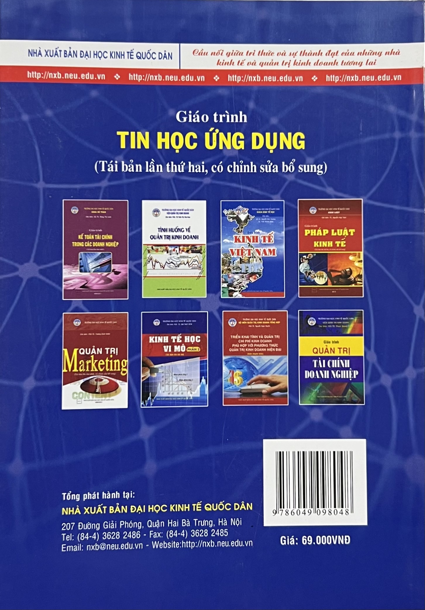 Sách - Giáo Trình Tin Học Ứng Dụng (Tái bản lần thứ hai, có chỉnh sửa bổ sung)