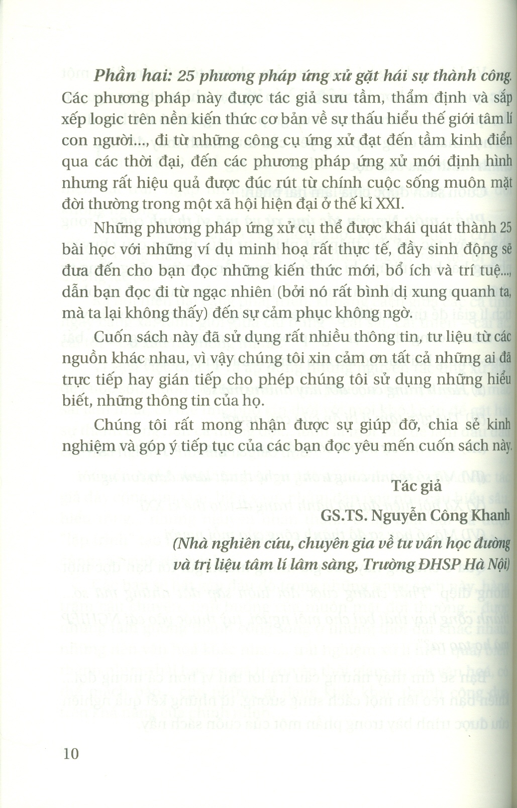 Nghệ Thuật Ứng Xử Và Mã Số Thành Công