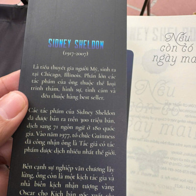 NẾU CÒN CÓ NGÀY MAI – Sidney Sheldon – Nguyễn Bá Long dịch – Huy Hoang Bookstore – NXB Văn Học