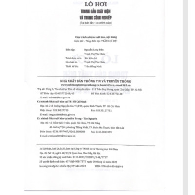 Lò Hơi trong sản xuất điện và trong công nghiệp ( xbtt)