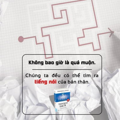 Thói Quen Thứ 8 Từ Hiệu Quả Đến Vĩ Đại ( Bìa Mềm) - Bản Quyền