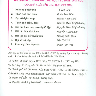 Đại Số Tuyến Tính Và Hình Học Giải Tích