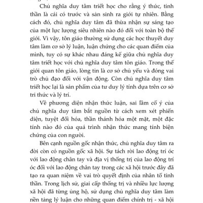 Giáo trình Triết học (Dùng cho khối không chuyên ngành triết học trình độ đào tạo thạc sĩ, tiến sĩ các ngành khoa học tự nhiên, công nghệ) - bản in 2025