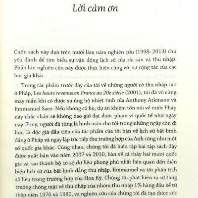 Tư Bản Thế Kỷ 21 - Le Capital Au XXIe SièCle
