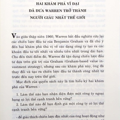 BÁO CÁO TÀI CHÍNH DƯỚI GÓC NHÌN CỦA WARREN BUFFETT