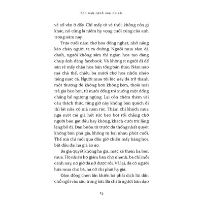 Bán một cành mai ăn tết