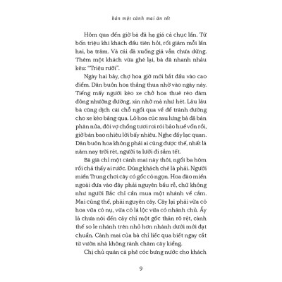 Bán một cành mai ăn tết