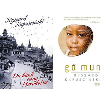 Combo 2 cuốn sách của tác giả Ryszard Kapuściński - Gỗ mun & Du hành cùng Herodotus