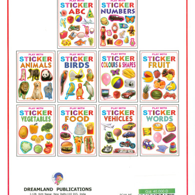 Play With Sticker - Vegetables (Chơi Cùng Hình Dán - Rau Củ)