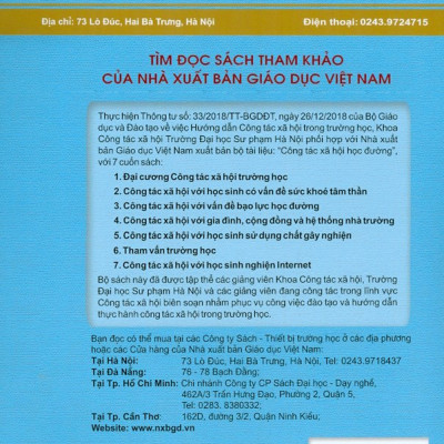 Công Tác Xã Hội Với Học Sinh Sử Dụng Chất Gây Nghiện