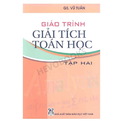 Giáo trình Giải tích Toán học - Tập II