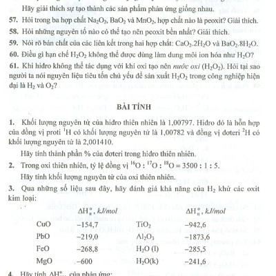 Bài Tập Hóa Học Vô Cơ - Quyển III - Hóa Học Các Nguyên Tố (Tái bản năm 2020)