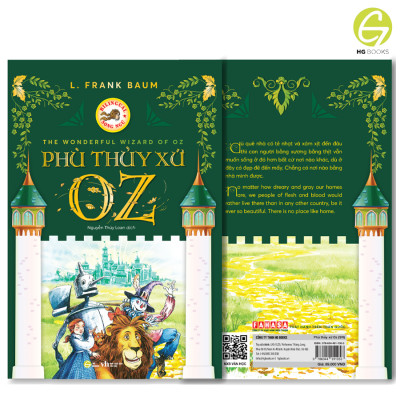 Sách song ngữ Phù Thủy Xứ OZ - Tác phẩm kinh điển cho thiếu nhi, có note từ vựng tặng kèm file nghe - HG Books