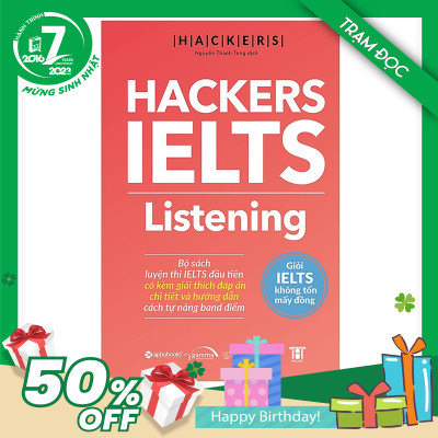 Trạm Đọc Official | Hackers IELTS : Listening