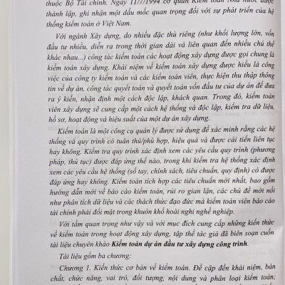 Sách - Kiểm Toán Dự Án Đầu Tư Xây Dựng Công Trình