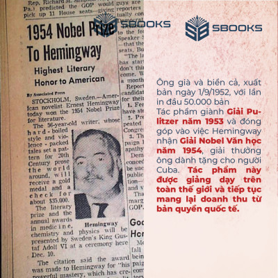 Sách - Ông Già Và Biển Cả (Ernest Hemingway) - SBOOKS