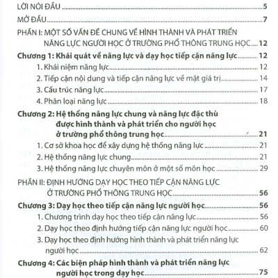 Dạy Học Theo Định Hướng Hình Thành Và Phát Triển Năng Lực Người Học Ở Trường Phổ Thông