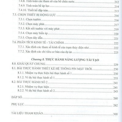 Năng Lượng Tái Tạo (Giáo trình dùng cho các trường đại học)