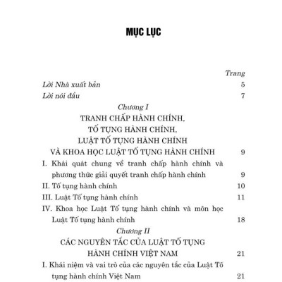 Hướng dẫn môn học Luật tố tụng hành chính - bản in 2024