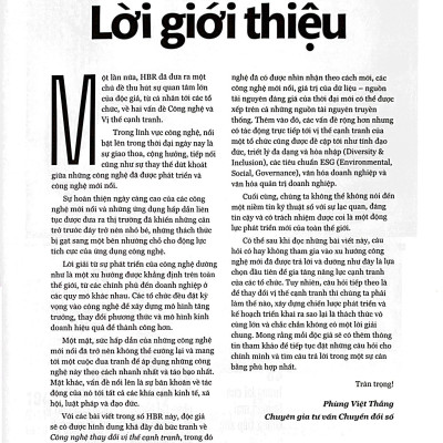 HBR - The Year In Tech - Công Nghệ Thay Đổi Vị Thế Cạnh Tranh