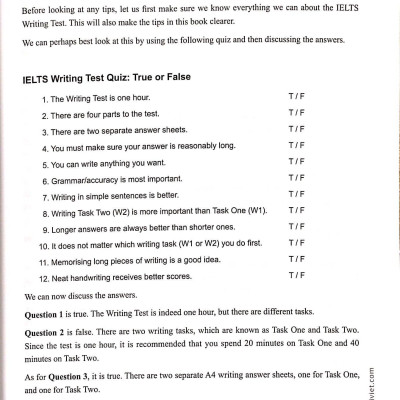 IELTS Writing Task One