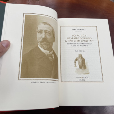 TỘI ÁC CỦA SYLVESTRE BONNARD và ĐẢO CHIM CÁNH CỤT - TỦ SÁCH TRĂM NĂM NOBEL  - ĐÔNG A - BÌA VẢI -