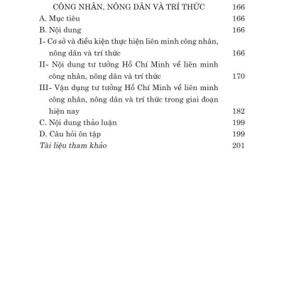 Giáo trình tư tưởng Hồ Chí Minh về công nhân, nông dân, trí thức ( bản in 2024)