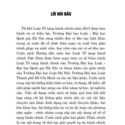 Hướng dẫn môn học Luật tố tụng hành chính 