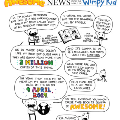 Diary of an Awesome Friendly Kid: Rowley Jefferson