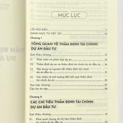 Sách Thẩm Định Tài Chính Dự Án Đầu Tư 