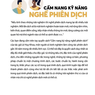 Cẩm Nang Kỹ Năng Nghề Phiên Dịch
