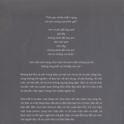 Sách - Sữa và mật (Nhã Nam HCM)