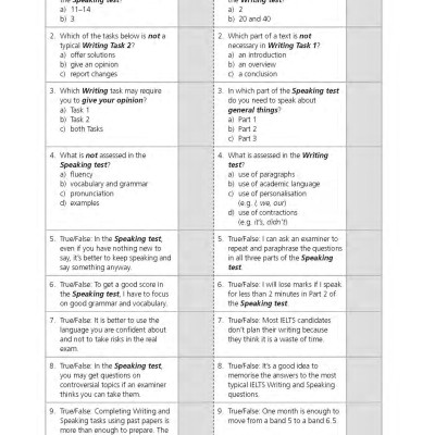 IELTS Games And Activities - Speaking And Writing