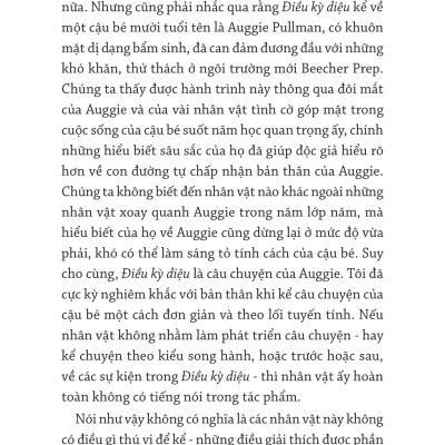 Auggie & Tôi: Ba Câu Chuyện Về Điều Kỳ Diệu - R J Palacio