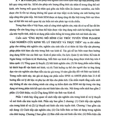 Ứng Dụng Mô Hình Cấu Trúc Tuyến Tín PLS-SEM Vào Nghiên Cứu Kinh Tế Lý Thuyết Và Thực Tiễn_KT
