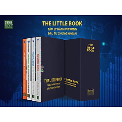 Sách - Hộp 4 Cuốn: The Little Book - Tâm Lý Hành Vi Trong Đầu Tư Chứng Khoán - 1980Books