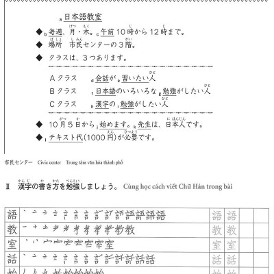 Luyện Thi Năng Lực Tiếng Nhật N4 - Chữ Hán